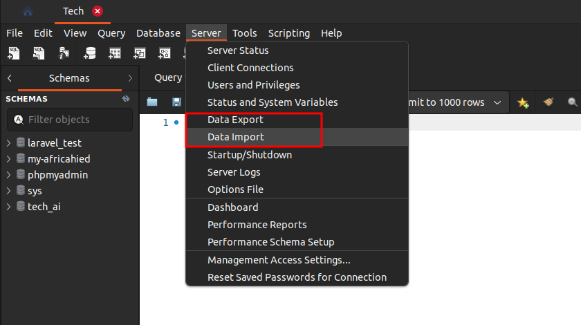 database