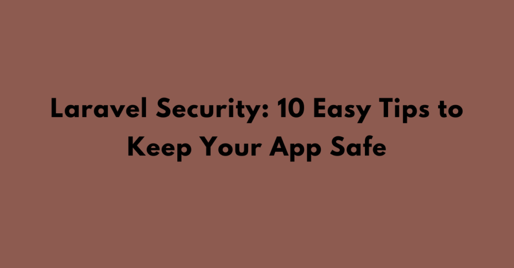 laravel security