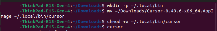 install cursor ai