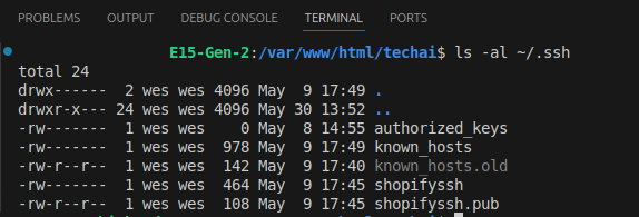 ssh key
