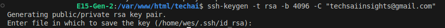 ssh key